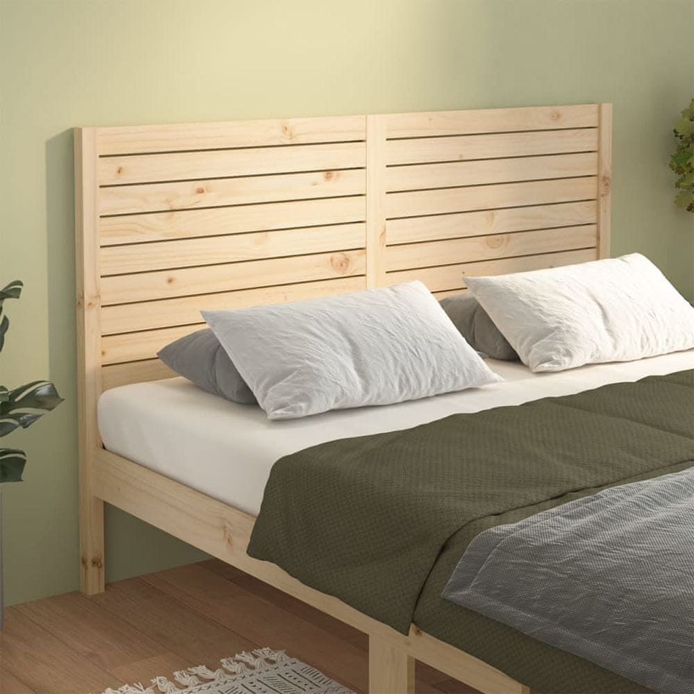 Vidaxl Čelo postele, 141x4x100 cm, masívne borovicové drevo
